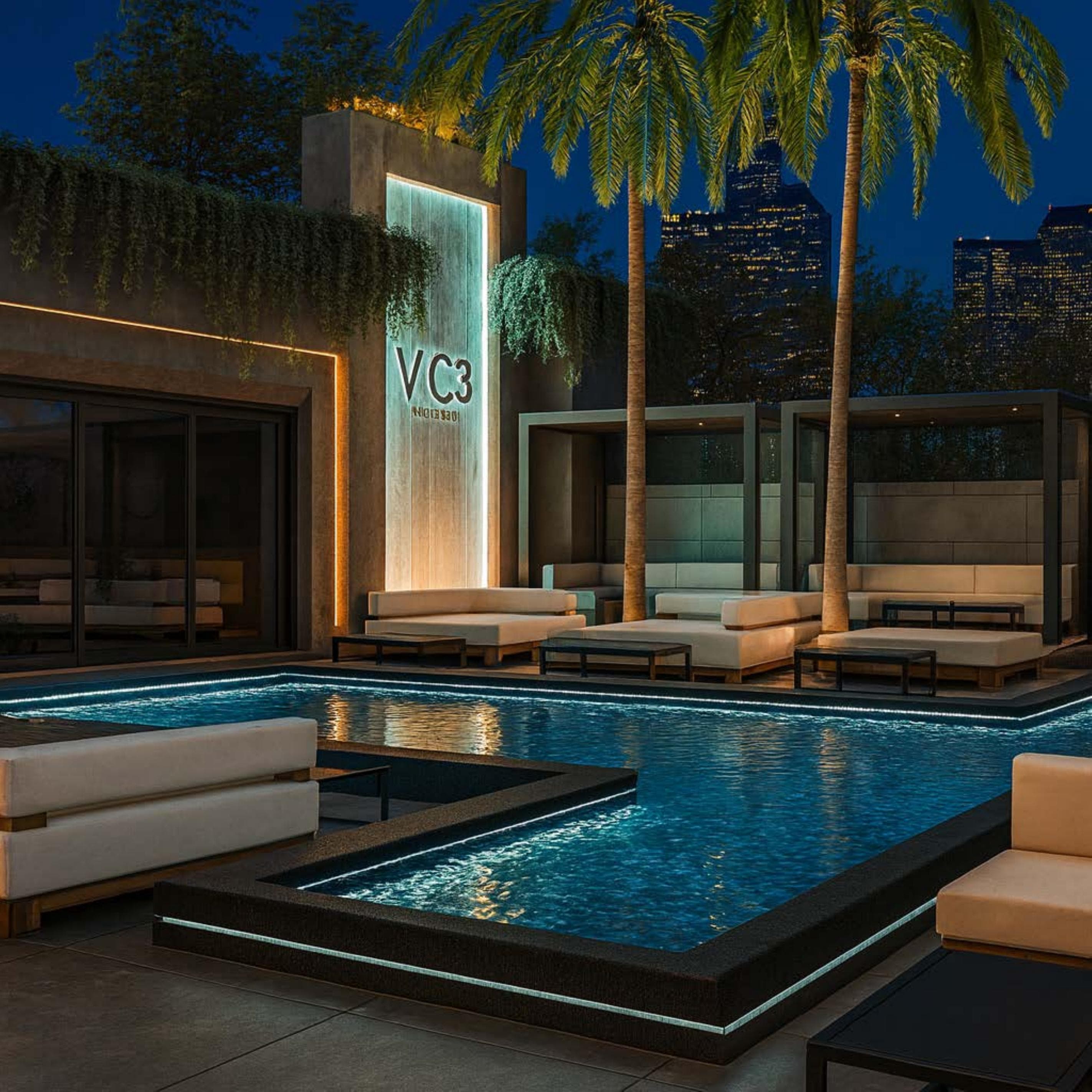 The Rooftop Pool & Cabanas
